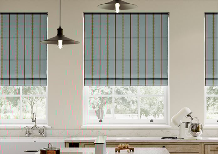 The British Stripe Co. Alfred, Highlands No.1 - Roman Blind - Image 3